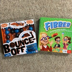Bounce Off & Fibber games